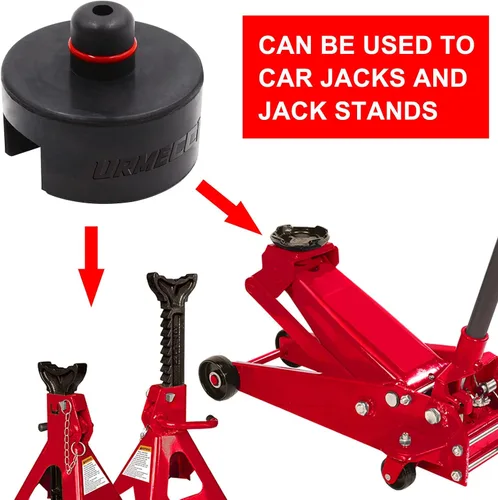 Miniatura 4 de Jack Pad para Tesla Model 3/Y/S/X, 4 paquetes de goma para elevación de piso, almohadillas de elevación de gato, adaptador de herramienta