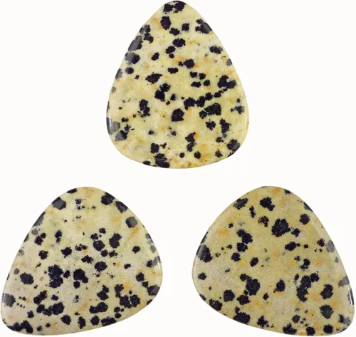 Miniatura 8 de Púa de guitarra o bajo de Obsidiana de Caoba en vidrio volcánico - 3.0 mm de calibre ultra pesado - Forma 351 - Púa exótica artesanal de gema