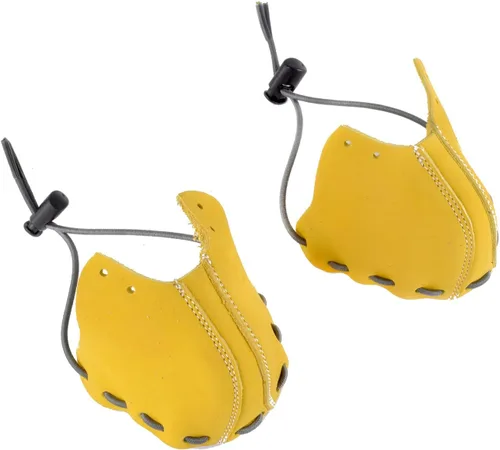 Miniatura 5 de WIFA - Gorras protectoras para patines - Punteras de cuero, protectores con cordón de goma, patines de ruedas, Derby Naranja