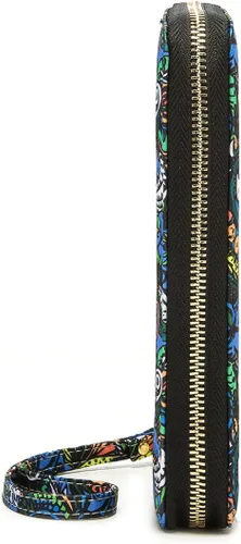 Miniatura 38 de Cartera de mano para mujer, estilo bohemio, con RFID, elegante, espaciosa con correa para viajes, capacidad para tarjetas, teléfono, dinero