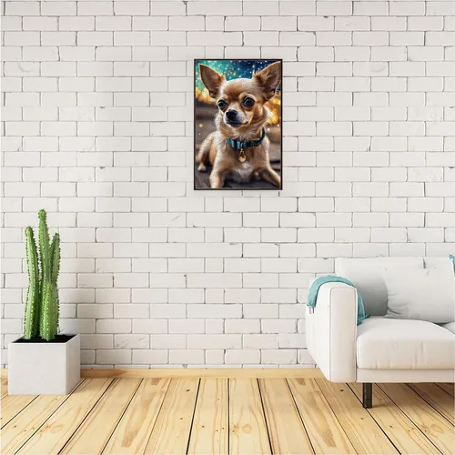 Miniatura 4 de Rompecabezas para adultos de 500 piezas, regalos temáticos de arte impresionista, Chihuahua (perro), arte de diseño único personalizado, desafío