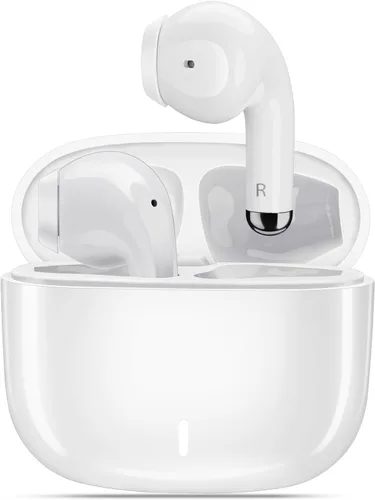 Auriculares inalámbricos para Samsung S25 Ultra S26 S24 S23 Fe S22+, 5.3 auriculares Bluetooth con aislamiento de ruido con micrófono táctil HiFi
