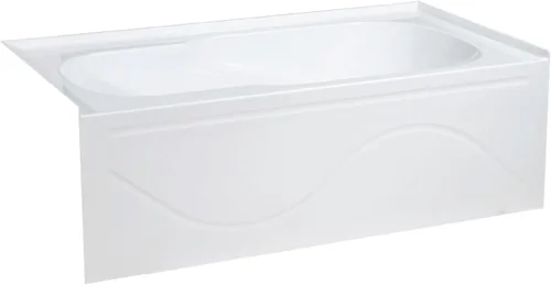 Miniatura 8 de Swiss Madison Well Made Forever SM-AB546 - Bañera con alcoba de hiedra, 60 x 30 pulgadas, color blanco brillante