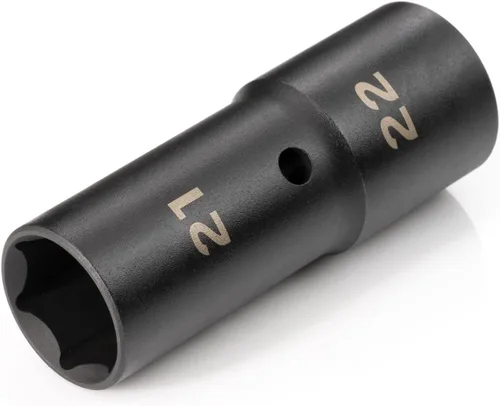 TEKTON 1/2 pulgada Drive 0.827 x 0.866 in Deep Thin Wall Impact Flip Socket | SIF22122
