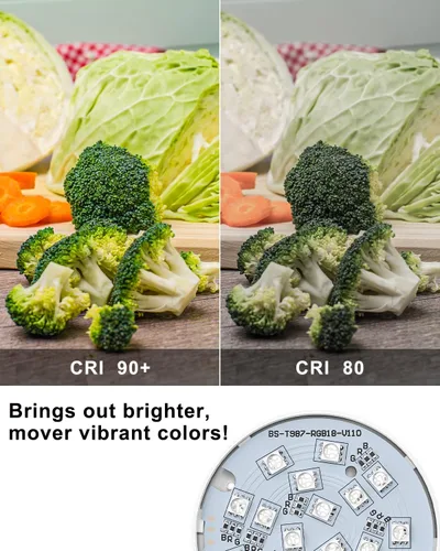 Miniatura 5 de MYPLUS Luces inteligentes para debajo del gabinete, luces de disco regulables compatibles con Alexa y Google Home, temperaturas de color ajustables