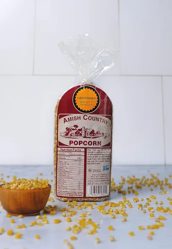 Miniatura 3 de Amish Country Popcorn Bolsa de 1 libra Granos de palomitas de maíz Ladyfinger A la antigua, sin OGM y sin gluten