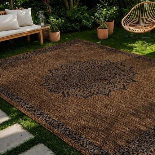 Miniatura 19 de CAMILSON Alfombra para exteriores, alfombras modernas para patios interiores y exteriores, tapetes de cocina y pasillo, alfombra lavable para porche