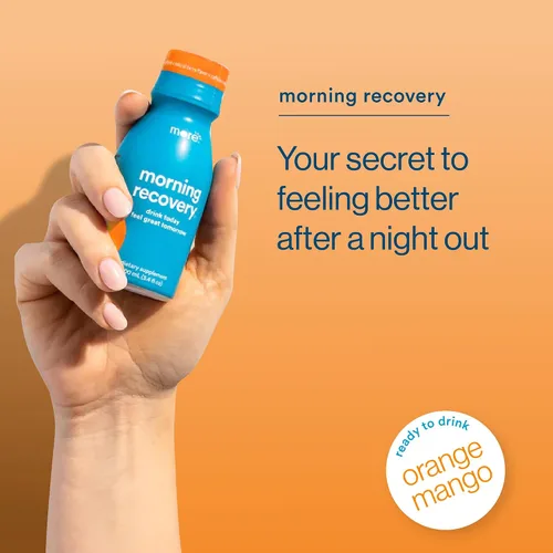 Miniatura 2 de Morning Recovery Electrolitos, Fórmula Patentada de Bebida de Cardo Mariano para Hidratar Mientras Bebes, DHM Líquido Altamente Soluble, Sin OGM