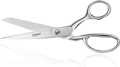 Miniatura 9 de TONMA - Tijeras de hilo profesionales [fabricadas en Japón] Tijeras de tela de 4.7 pulgadas para costura, tijeras japonesas SG-2 para polvo