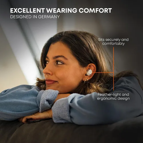 Miniatura 4 de beyerdynamic Amiron 300 - Auriculares inalámbricos con cancelación de ruido, micrófonos integrados, Bluetooth 5.3 color crema