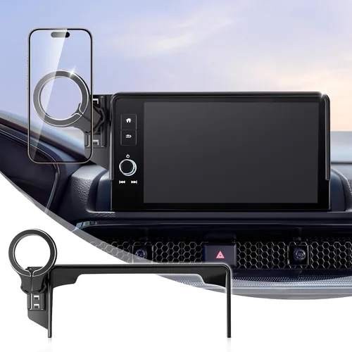 Miniatura 8 de pop-tech Soporte de teléfono de coche para Honda CR-V HR-V 2023 2024 2025 2026: para soporte magnético MagSafe de teléfono celular para accesorios