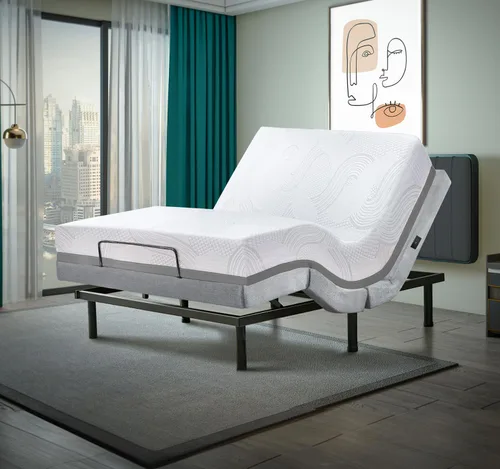 Miniatura 16 de Irvine Home Collection Base de cama ajustable de tamaño individual XL, características cargadas, gravedad cero, sin ronquidos, posiciones de memoria