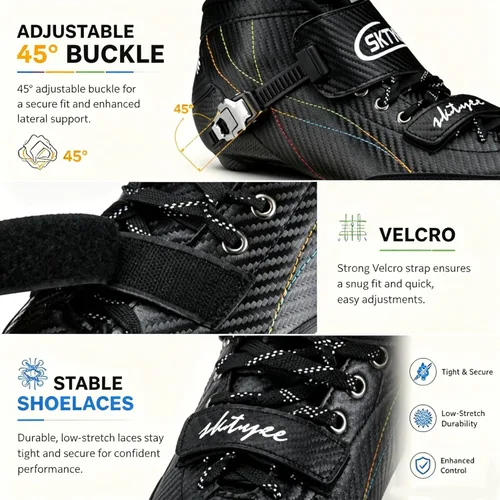 Miniatura 4 de Patines de velocidad en línea para adultos para mujeres y hombres, patines profesionales de fitness, patines de carreras de alto rendimiento
