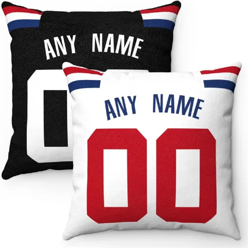 Miniatura 10 de Generic Atlanta - Almohada personalizada con cualquier nombre y número, regalos para hombres, mujeres y jóvenes, 1 paquete