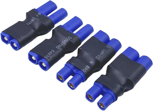 Adaptador de conector hembra macho EC3 a EC5 para conectores de batería RC Lipo
