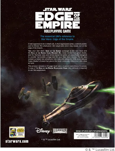 Miniatura 3 de Kit del Maestro de Juego de Star Wars Edge of the Empire, juego de rol y estrategia para adultos y niños, a partir de 10 años, 3-5 jugadores, tiempo