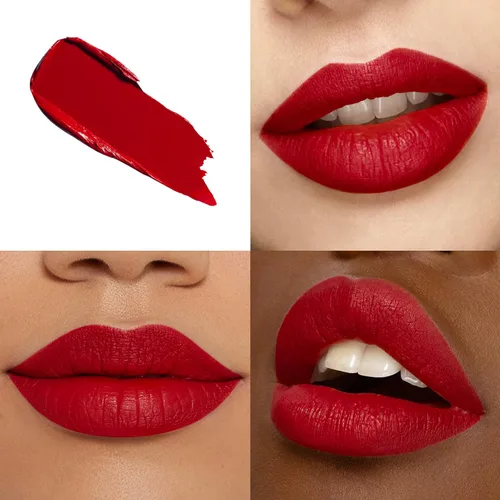 Miniatura 3 de Lápiz labial rojo de larga duración, pintalabios líquido mate para mujeres sin transferencia, a prueba de manchas, suave y fácil de aplicar