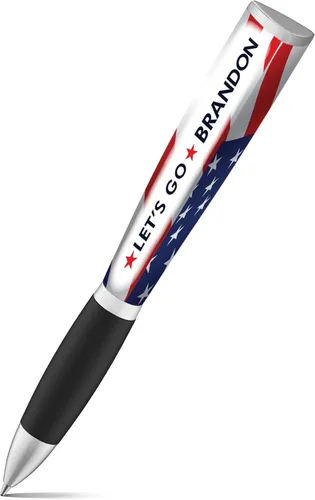 Bolígrafo con la bandera de Lets Go Brandon, diseño de bandera Trump 2024, mercancía de Trump, bolígrafo inspirado en la bandera de Trump y la