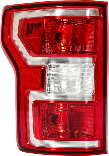 Miniatura 6 de HECASA Luz trasera izquierda compatible con faros traseros Ford F-150 2018-2020 de repuesto para JL3Z-13405-H FO2800265C FO2800265 lente roja