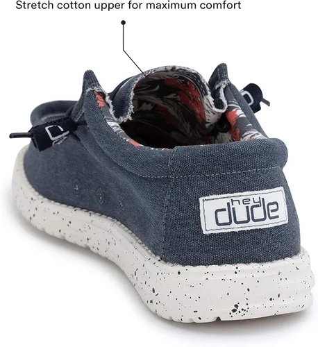 Miniatura 6 de Hey Dude Wally - Mocasines unisex para adultos, colección Wally Stretch