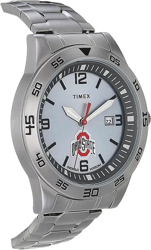 Miniatura 3 de Timex Tribute Citation - Reloj de cuarzo de 1.654in para hombre con correa de acero inoxidable