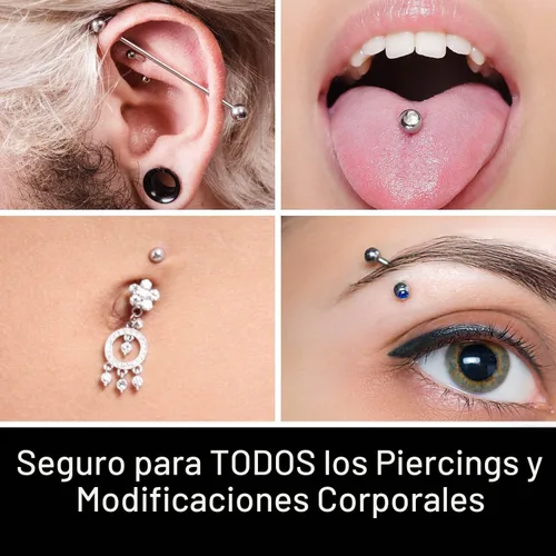 Miniatura 4 de MediCleanse Aerosol salino estéril para el cuidado posterior de perforaciones en pulverización de niebla fina, 7.5 onzas, todo natural, sin alcohol