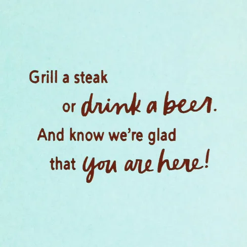 Miniatura 4 de Hallmark Tarjeta de cumpleaños para hombre (Barbacoa) (5RZB2036)