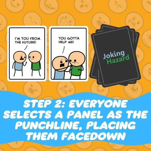 Miniatura 7 de Joking Hazard by Cyanide & Happiness - Más de 360 tarjetas de cómics divertidas e inapropiadas, divertidos juegos de fiesta Incluye tarjetas