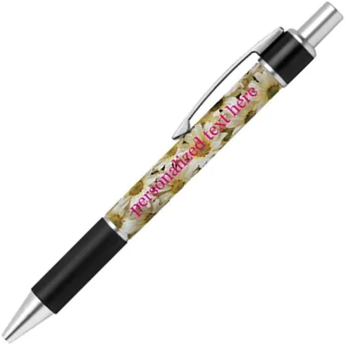Miniatura 20 de Bolígrafo personalizado – Nombre o mensaje personalizado – Colores o impresiones – Regalo de papelería, suministros para la escuela de negocios