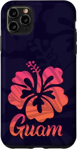 Miniatura 13 de iPhone 14 Pro Max Guam Hibiscus Flower Funda Hafa Adai Guamanian Island Pride