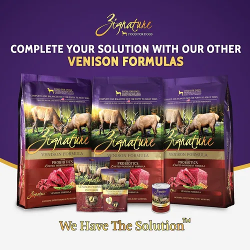Miniatura 8 de Zignature Comida húmeda para perros Venison Limited Ingredient Formula de 13 onzas, caja de 12