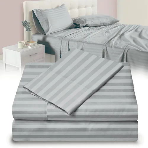 Miniatura 10 de Juego de Sábanas Twin - Sábanas de Cama Twin de Microfibra Ultra-Suave 1800 - Doble Cepillado - Bolsillos Profundos - Ajuste Fácil - Sin Arrugas