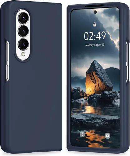 Miniatura 9 de Funda para Samsung Galaxy Z Fold 4, funda de silicona para Galaxy Z Fold 4 de silicona suave líquida Slim Fit a prueba de golpes Funda protectora