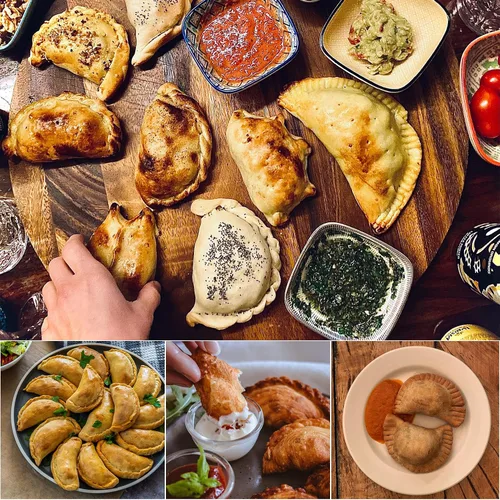 Miniatura 7 de Prensa Empanada de 6 pulgadas, con alfombrilla de pastelería antiadherente grande y corte de masa para hacer pasteles, empanadas, calcomanías