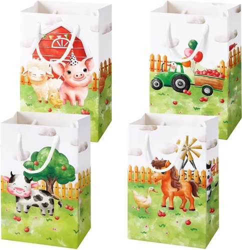 Miniatura 12 de WERNNSAI Bolsas de recuerdo de fiesta de videojuegos – 16 piezas de decoración de cumpleaños de juegos azules, bolsas de regalo, suministros