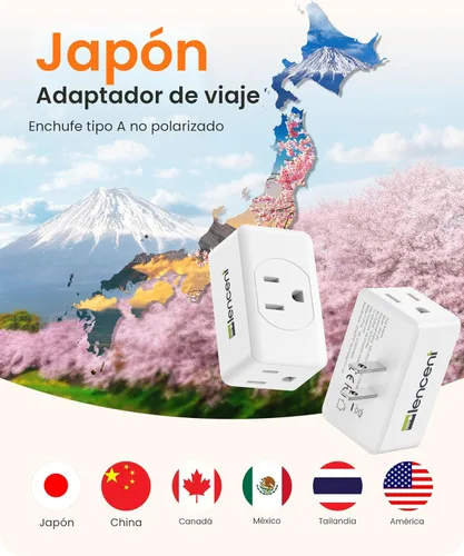 Miniatura 5 de LENCENT Adaptador de salida de 2 clavijas a 3 clavijas, extensor de enchufe de pared, enchufe de pared múltiple con 3 salidas de CA, expansor