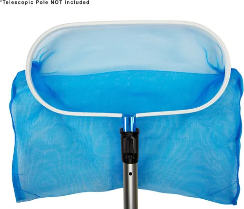 Miniatura 2 de Aqua Select Rastrillo de hojas de alta resistencia con malla ultra fina Elimina hojas y desechos para piscina enterrada, piscina sobre el suelo