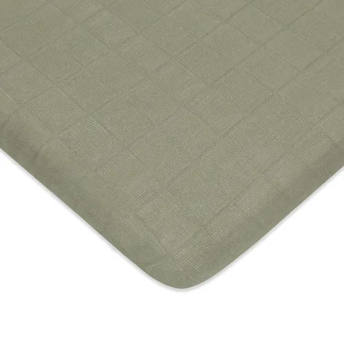 Miniatura 9 de Babyletto Sábanas para cuna de 100% algodón orgánico para todas las etapas, con certificado GOTS, ajustables 360°, muselina ultra suave