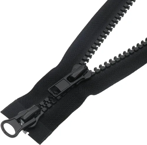 Miniatura 8 de Leekayer #10 Cremallera de 24 pulgadas para costura con deslizador de dos vías separables para abrigo, parka, chaqueta de plumón, cremalleras