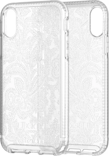 tech21 Pure Design Liberty Grosvenor - Funda para iPhone XR, transparente, T21-6529