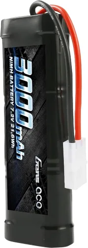 Gens ace 7.2V 3000mAh NiMH Batería recargable de alta potencia baja autodescarga con Tamiya Plug para RC Cars Truggy Tank Electric RC Monster Truck