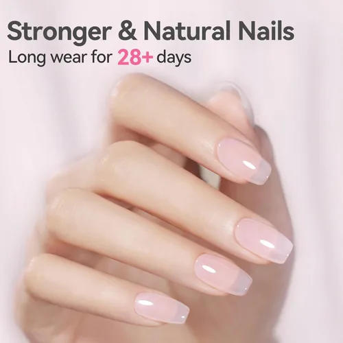 Miniatura 4 de BORN PRETTY Gel constructor para uñas, Gel de extensión de 8 en 1, fortalecedor, Gel constructor duro, Gel base de uñas, Gel de cobertura, Gel Gel