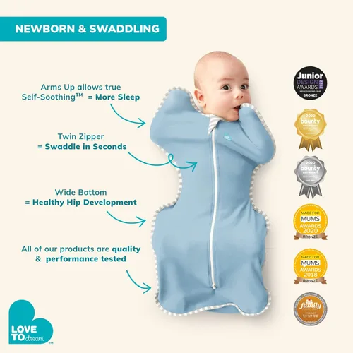 Miniatura 6 de Love to Dream - Swaddle Up - Saco de dormir para bebés, manta calmante para recién nacidos, mejora el sueño, ajuste ceñido que ayuda a calmar
