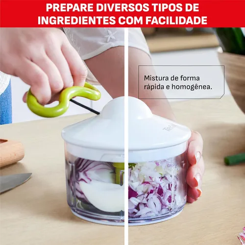 Miniatura 2 de Tefal K13704 Picadora manual Neo, 16.9 fl oz (16.9 fl oz), tapa lavable, hoja única de doble torsión
