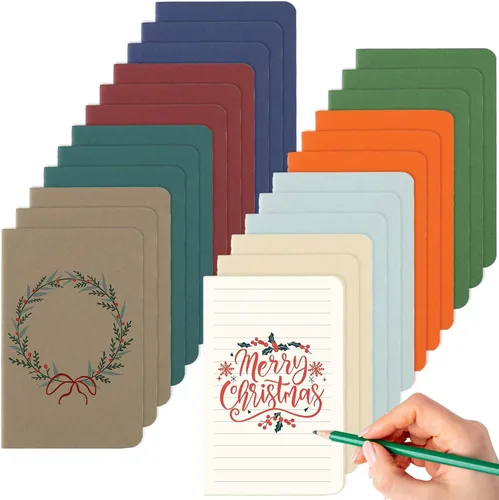 Miniatura 10 de Oucaru 64 mini cuadernos a granel, 3.5 x 5.5 pulgadas, 12 colores arcoíris, juego de 60 páginas de papel rayado de bolsillo pequeño, mini cuaderno