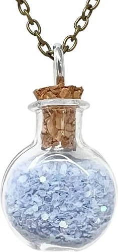 Miniatura 2 de UMBRELLALABORATORY Collar mágico Pixie Steampunk Fire Kawaii Angel Jewelry relleno de polvo que brilla en la oscuridad