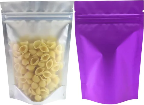 Miniatura 19 de 100 Bolsas de color mate de doble cara que se sostienen en posición vertical