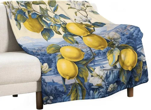 Miniatura 19 de Manta de vellón con estampado botánico de flores de terracota y primavera, manta de franela para el hogar, cama, sofá para niños y adultos, 70 x 80
