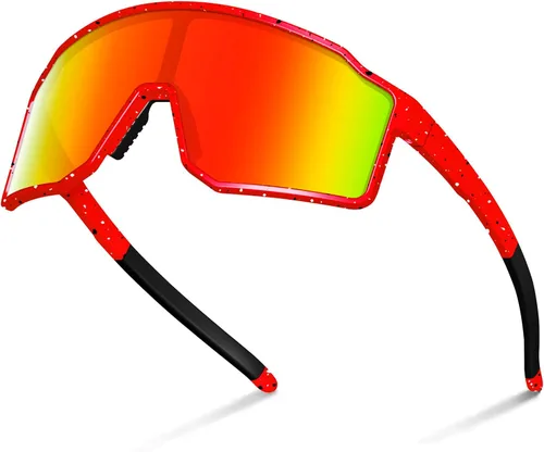 Miniatura 11 de SPOSUNE Gafas de sol polarizadas UV400 de sóftbol, TR90, gafas deportivas para correr, ciclismo, béisbol y bicicleta (unisex)
