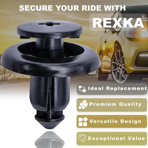 Miniatura 3 de Rexka 10 piezas Splash Shield Fender Liner Bumper Cover Clip de retención BC1D56145 para Mazda 2, 3, 5, 6, 626, CX-5, 7, 9, Miata, MPV, MX-5, 10pcs